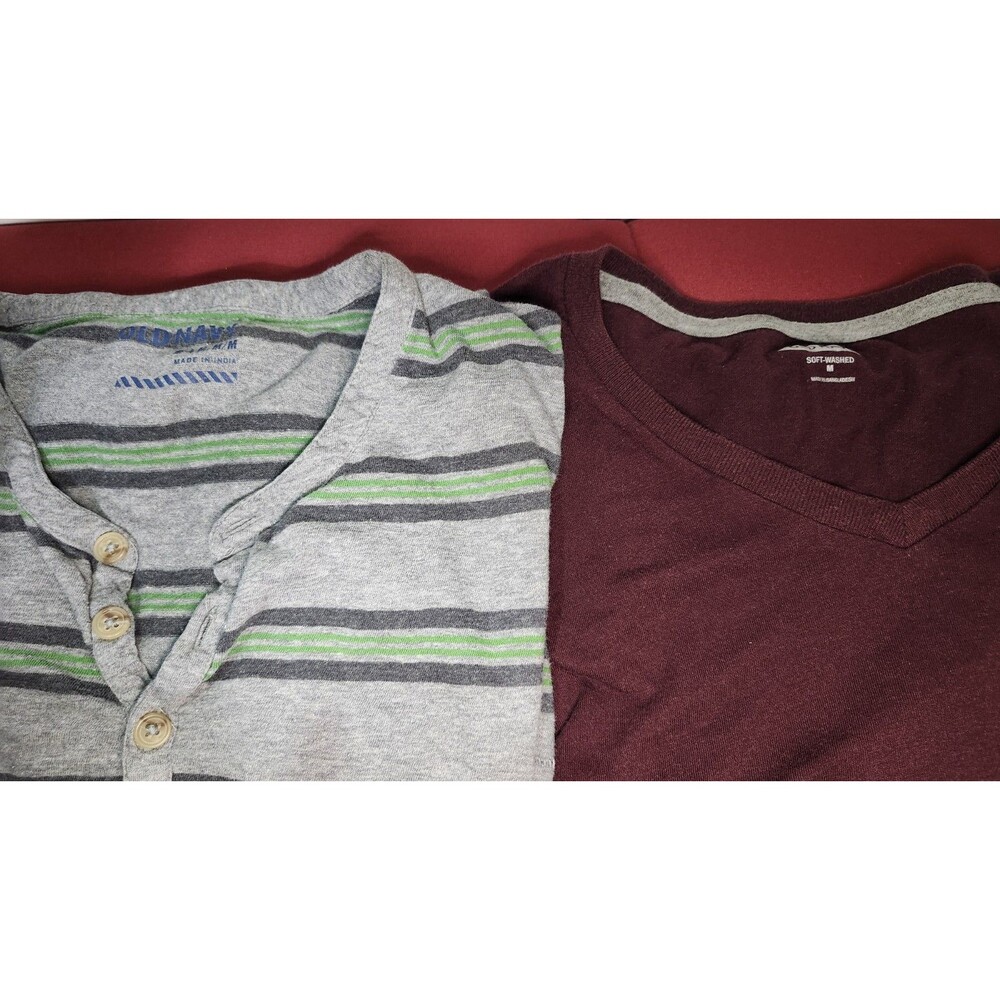 Lot of 8 Old Navy Women Shirts Med & Large Logo, Lux, Long Sleeve, Short Sleeve - Picture 4 of 16